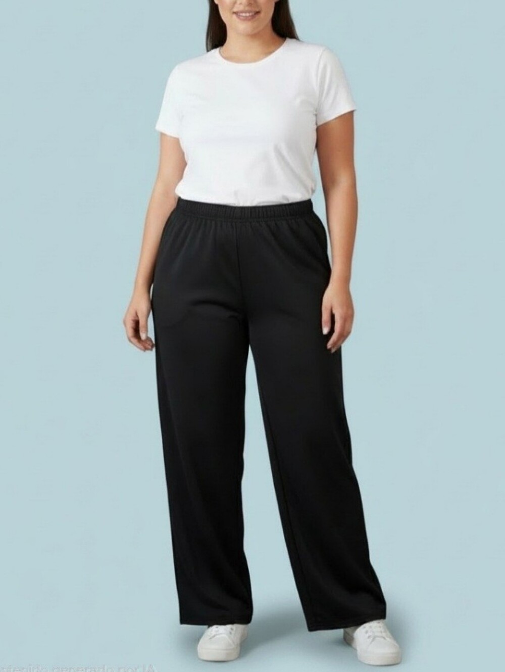 Classic Black Wide-Leg Women’s Pants